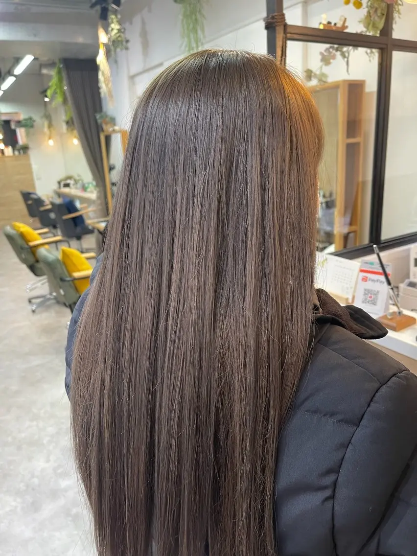 カラー ヘアカラー トリートメント 透明感カラー💎 アレンジ🩰Rimiのヘアスタイル