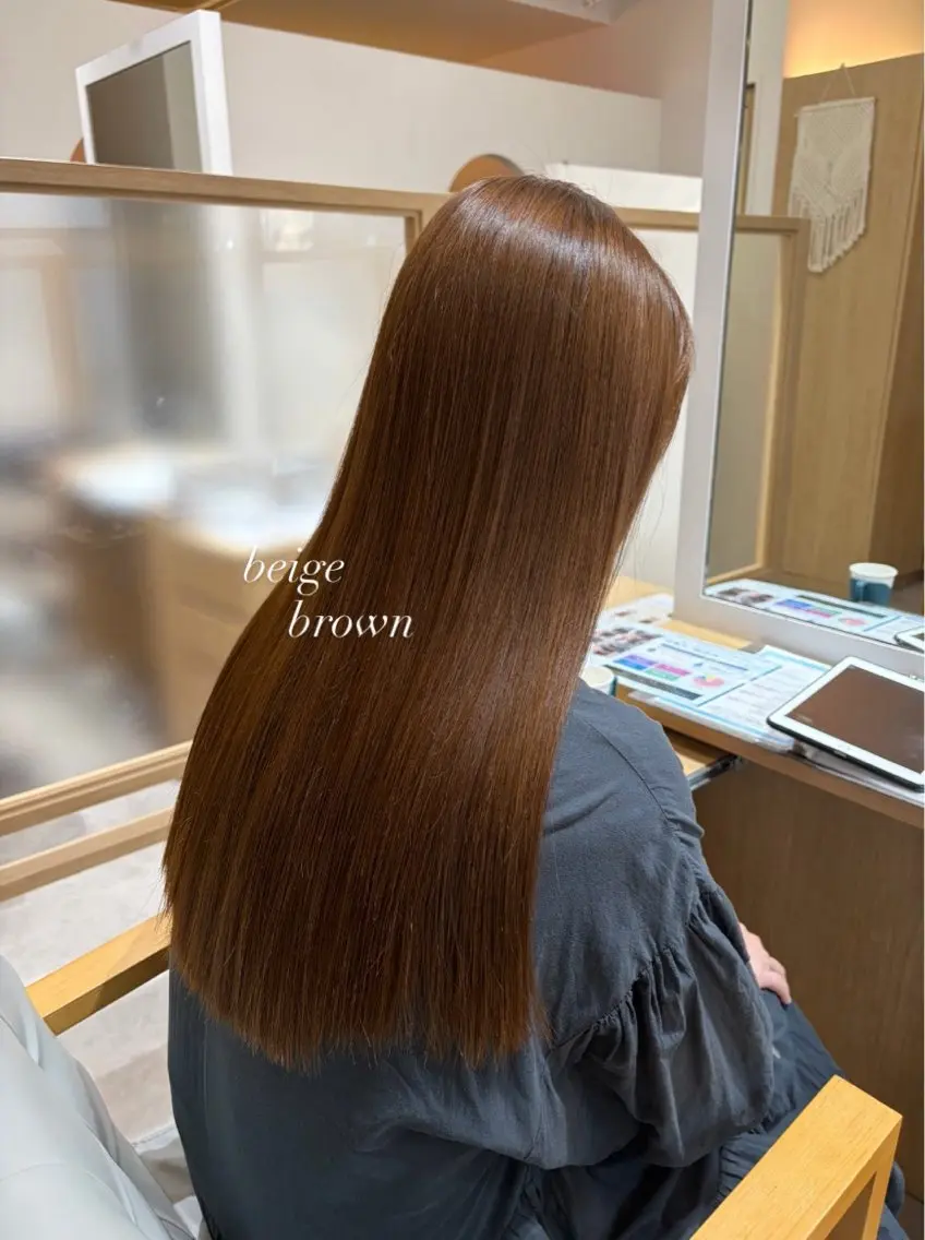 ロング ヘアカラー トリートメント カラーモデル募集中 .꒰ঌ虹奈໒꒱のヘアスタイル