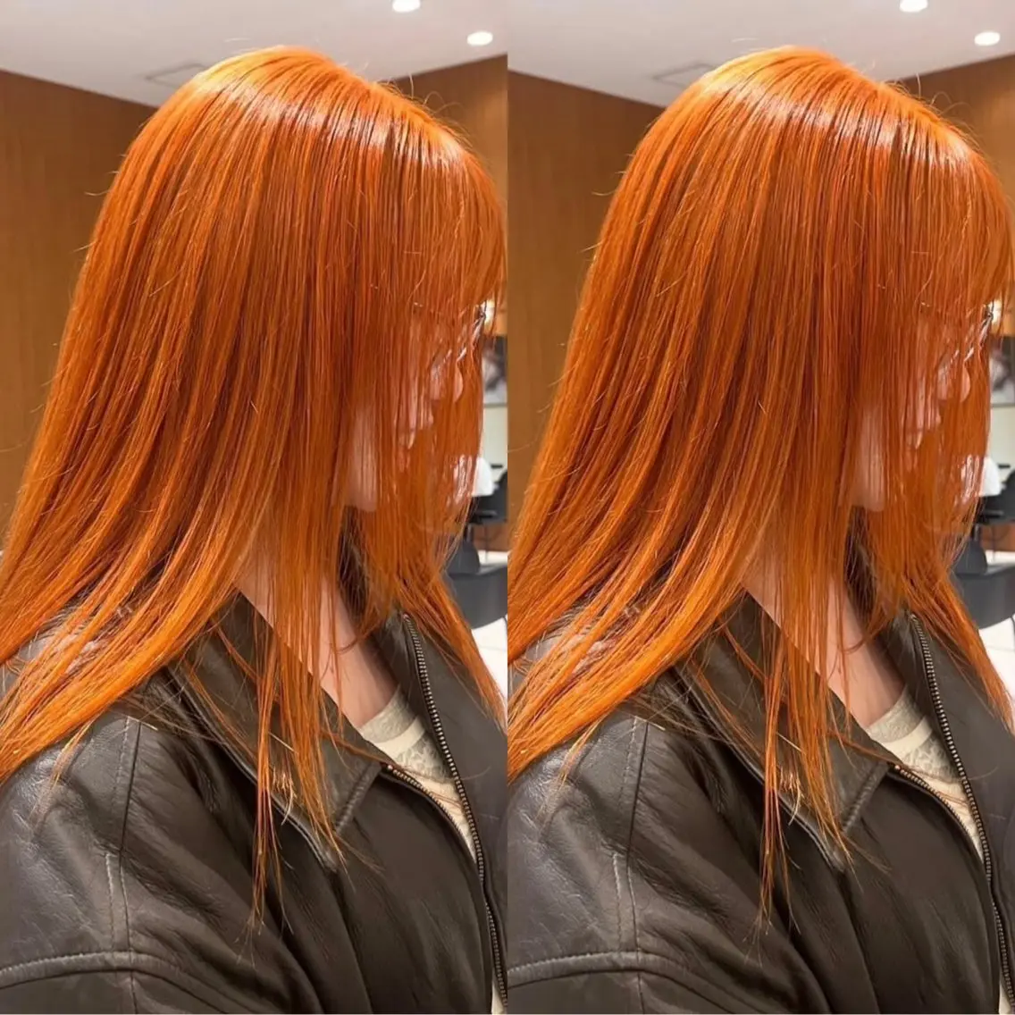ミディアム カラー ブリーチ ボブ ヘアカラー ブリーチカラー🌟/ ちさとのヘアスタイル