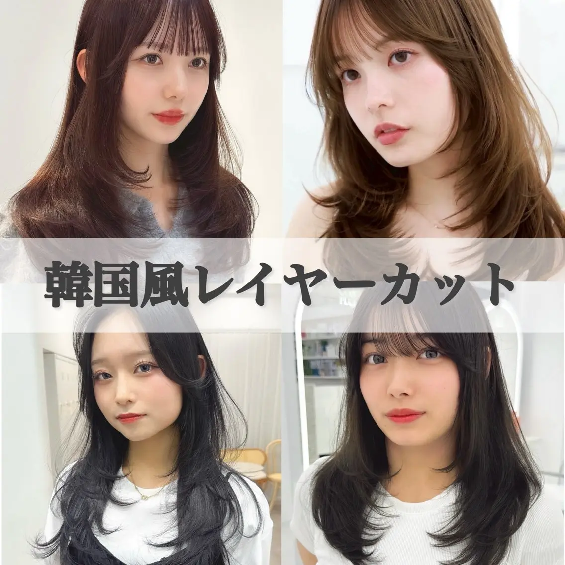 💛似合わせカット+髪質改善トリートメント🌼 韓国レイヤー/ボブ/ケアカットの写真