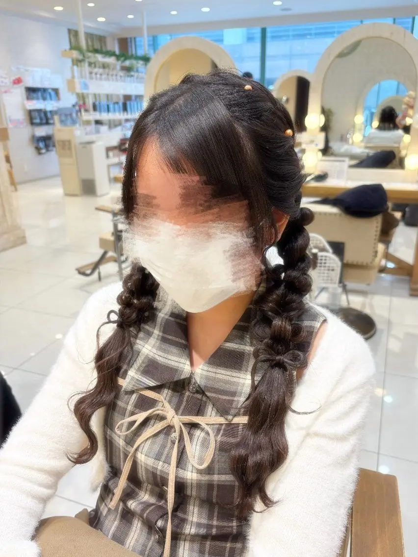 ロング ヘアセット 🍒Natsuka /ガーリー/アレンジのヘアスタイル