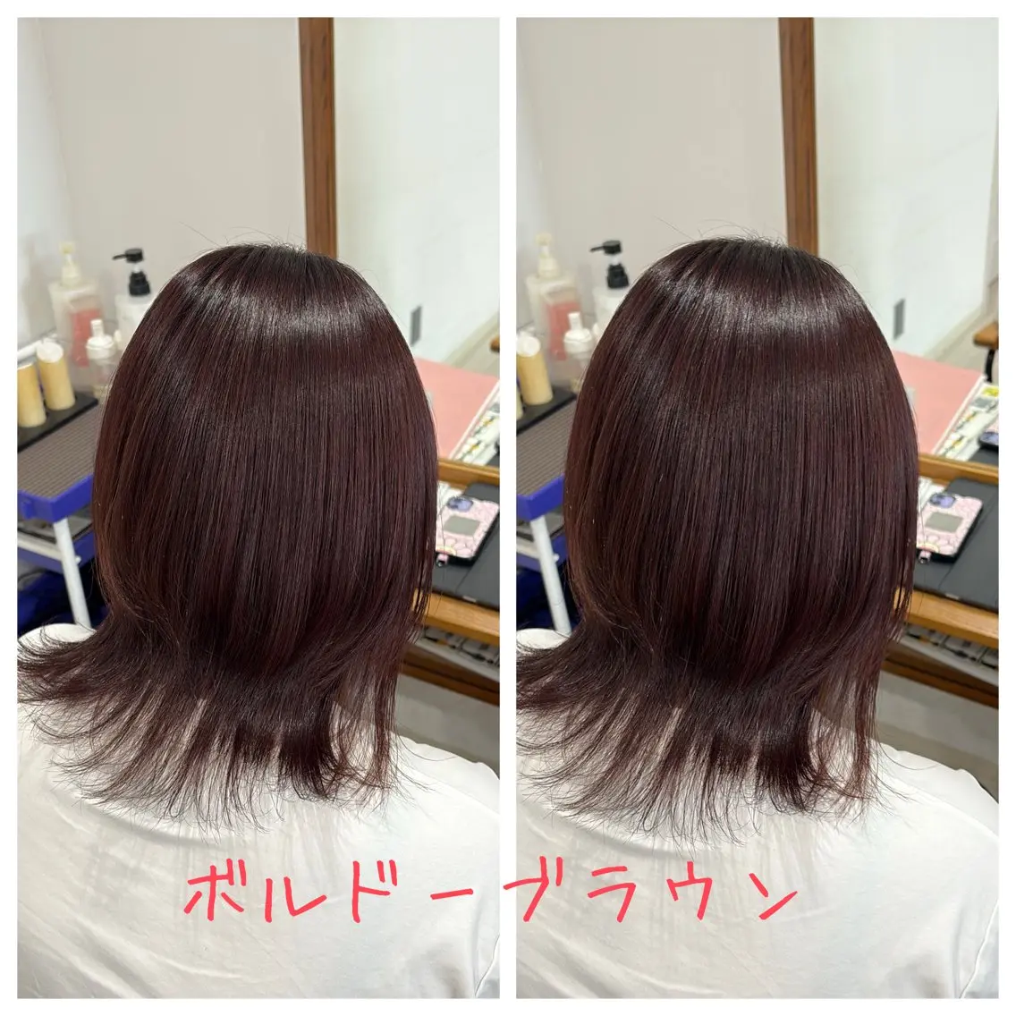 セミロング カラー 透明感カラー 🫧おおにし みか🫧のヘアスタイル