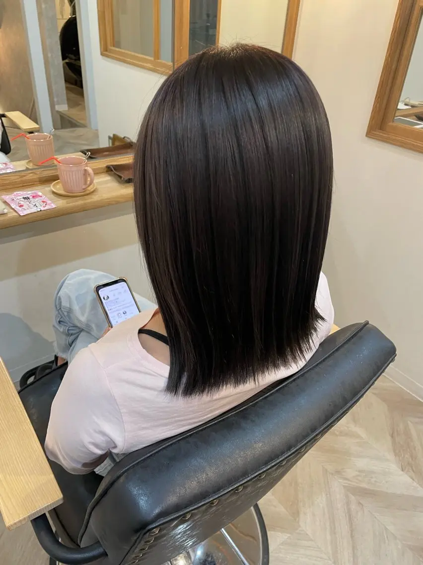セミロング カラー ヘアカラー Matsubara asuka  ☪︎のヘアスタイル