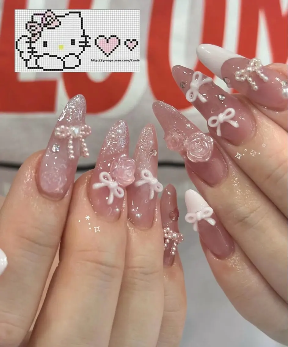 ネイル 韓国ネイル 持ち込み ニュアンスネイル ネイルチップ ハンドネイル TABI ANA.CHUOのネイルデザイン