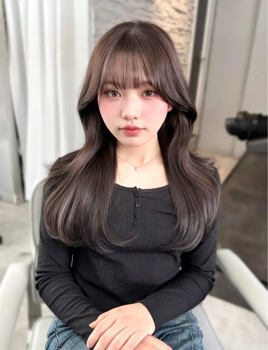 ロング カラー 💘大人可愛く💘 Natsuki❥❥❥のヘアスタイル