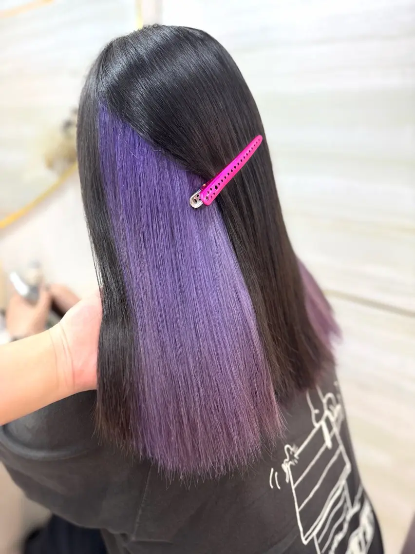【イメチェンしませんか?!✨️】インナーブリーチカラー+保湿トリートメント付き🫧🫧の写真