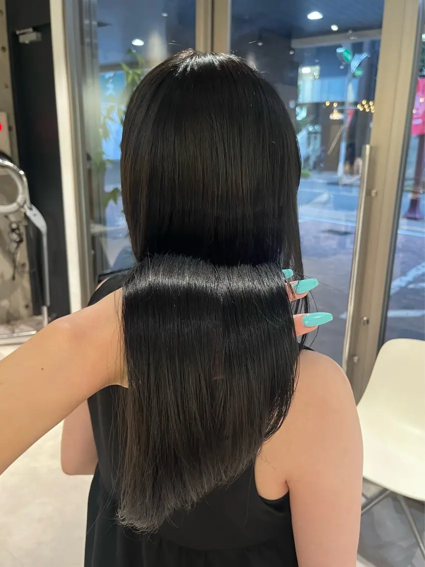 ロング カラー カット ヘアカラー haruka kobayashiのヘアスタイル