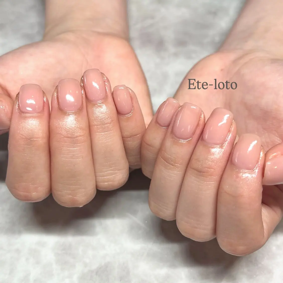 ネイル ワンカラーネイル シンプルネイル ハンドネイル nail bar Ete-lotoのネイルデザイン