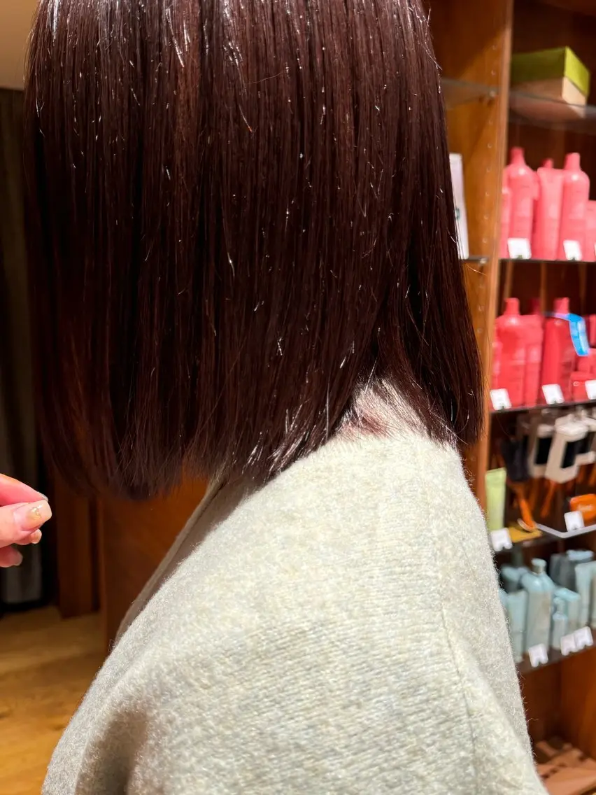 ショート カラー ヘアカラー 中野 遥のヘアスタイル