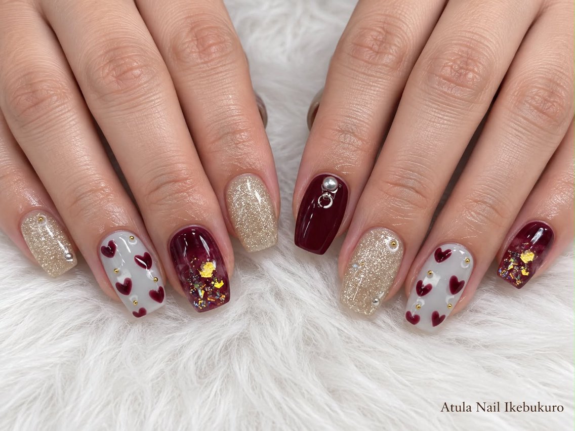 ネイル ハンドネイル ATULA nail Mariのネイルデザイン
