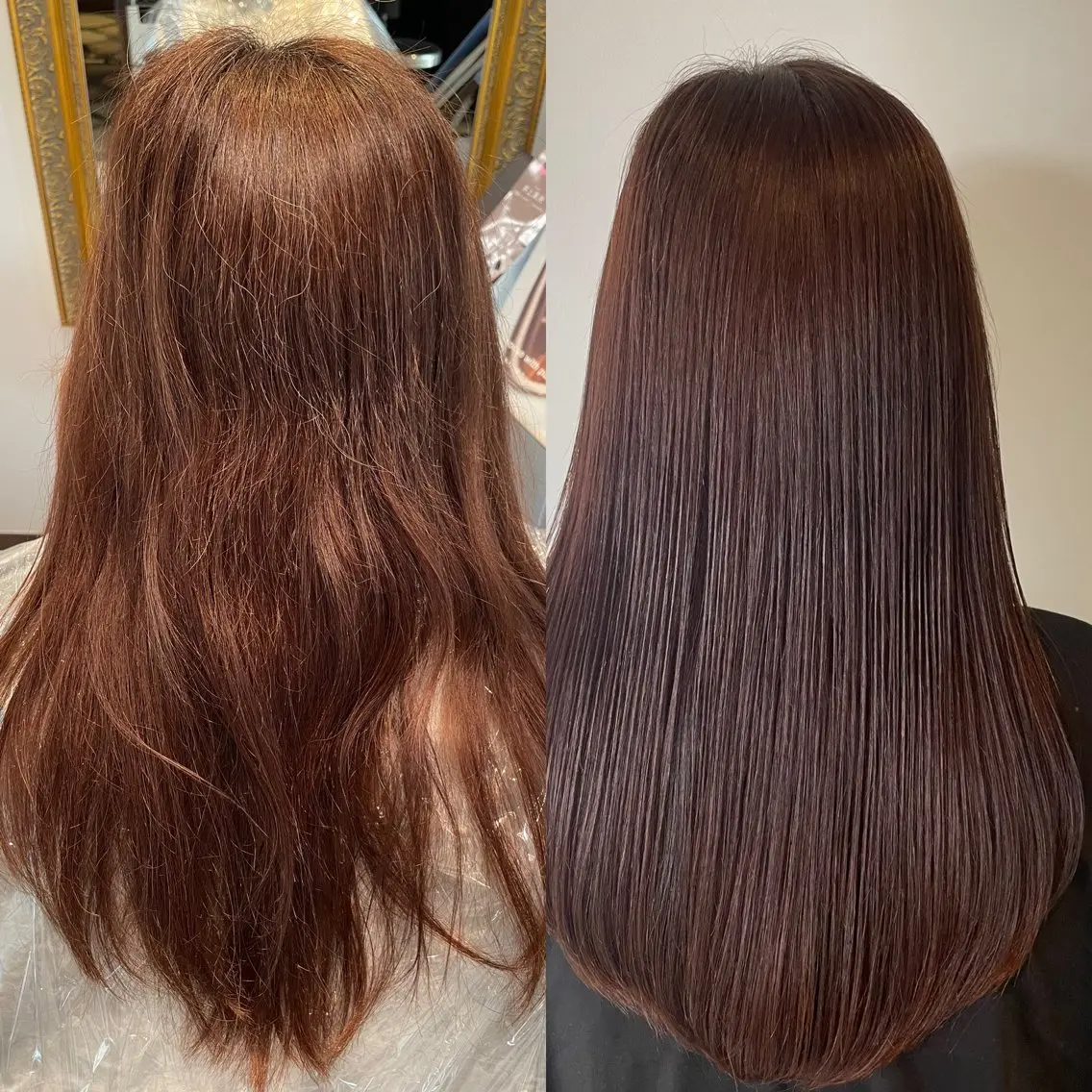 ロング パーマ 髪質改善 ストレートパーマ 菅 翔太のヘアスタイル