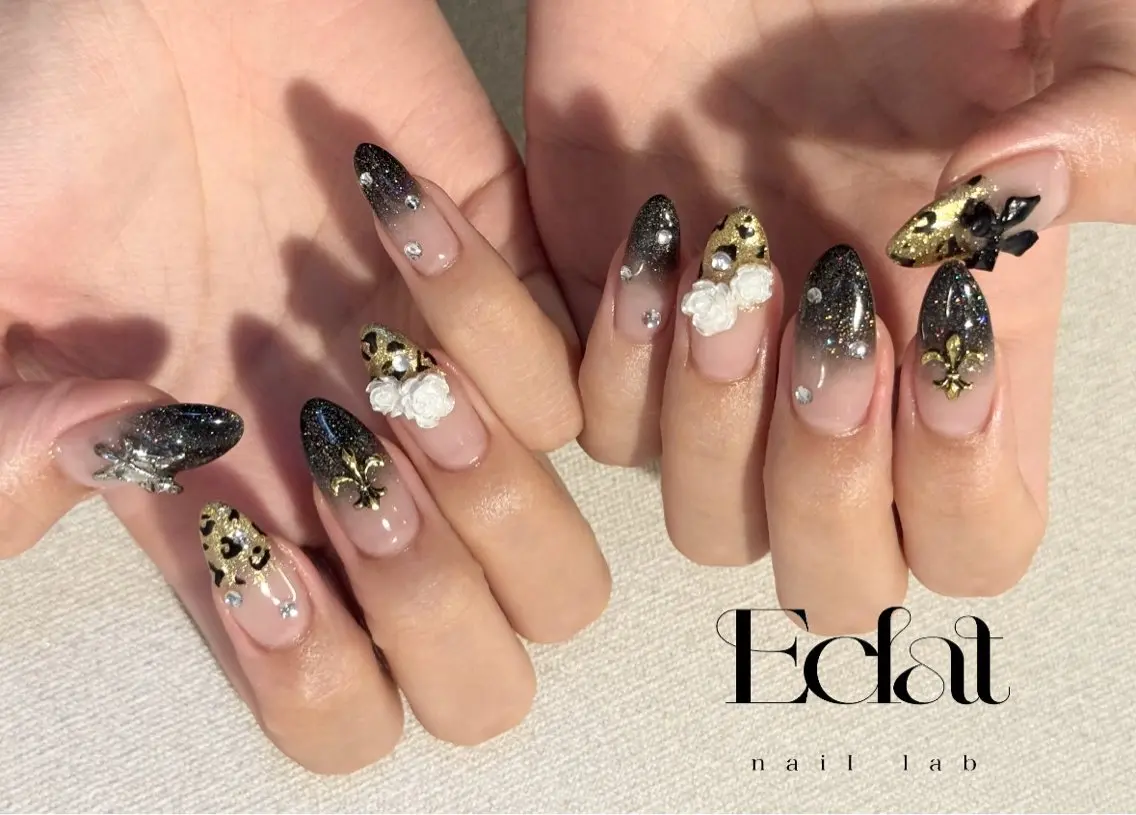 ネイル ハンドネイル ネイルラボEclat RINAのネイルデザイン