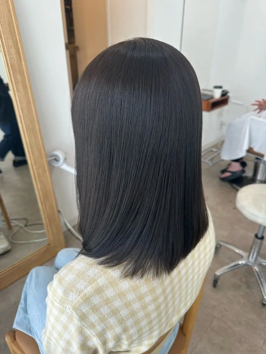 カラー 🍃 𝙍𝙀𝙉𝘼のヘアスタイル