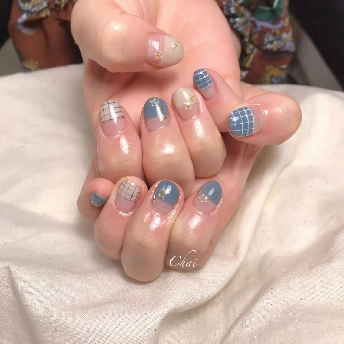 ネイル アートネイル フラワーネイル chai nail & eye📍鶴橋のネイルデザイン