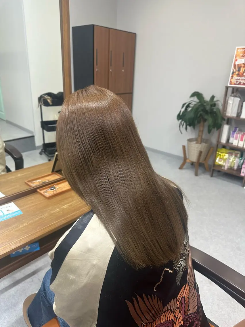 ロング ヘアカラー 中島 大聖のヘアスタイル