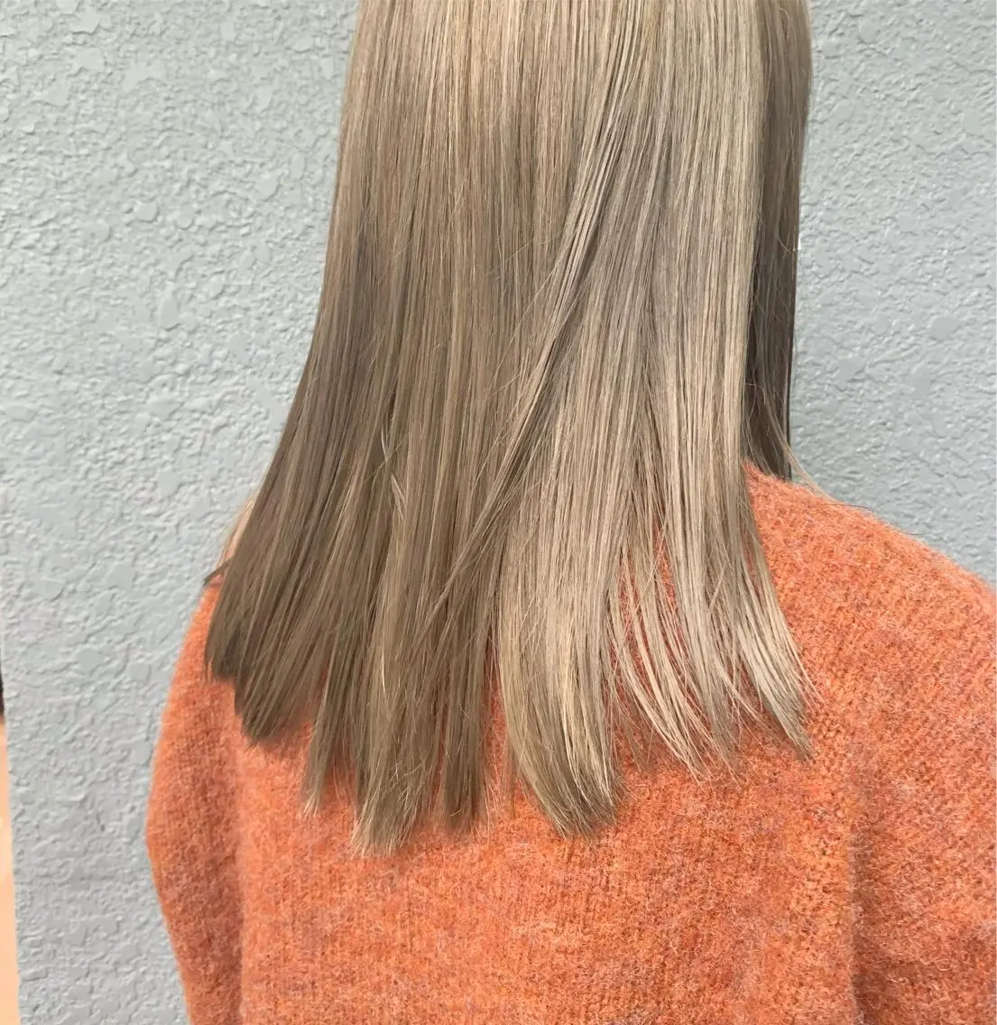 セミロング ヘアカラー トリートメント 柔らかいカラー🎀 rinaのヘアスタイル