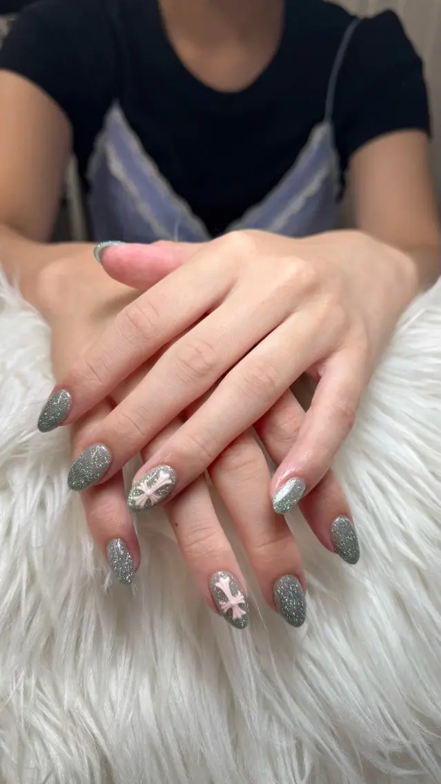 ネイル 長さ出し フレンチネイル グラデーション 韓国ネイル マグネットネイル ハンドネイル VB HEAVEN nailのネイルデザイン