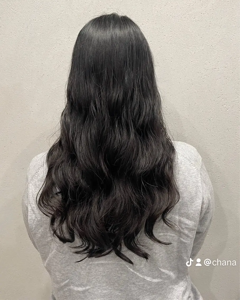 セミロング カラー パーマ カット ヘアカラー 表参道🌿赤み消し カラー/チナツのヘアスタイル