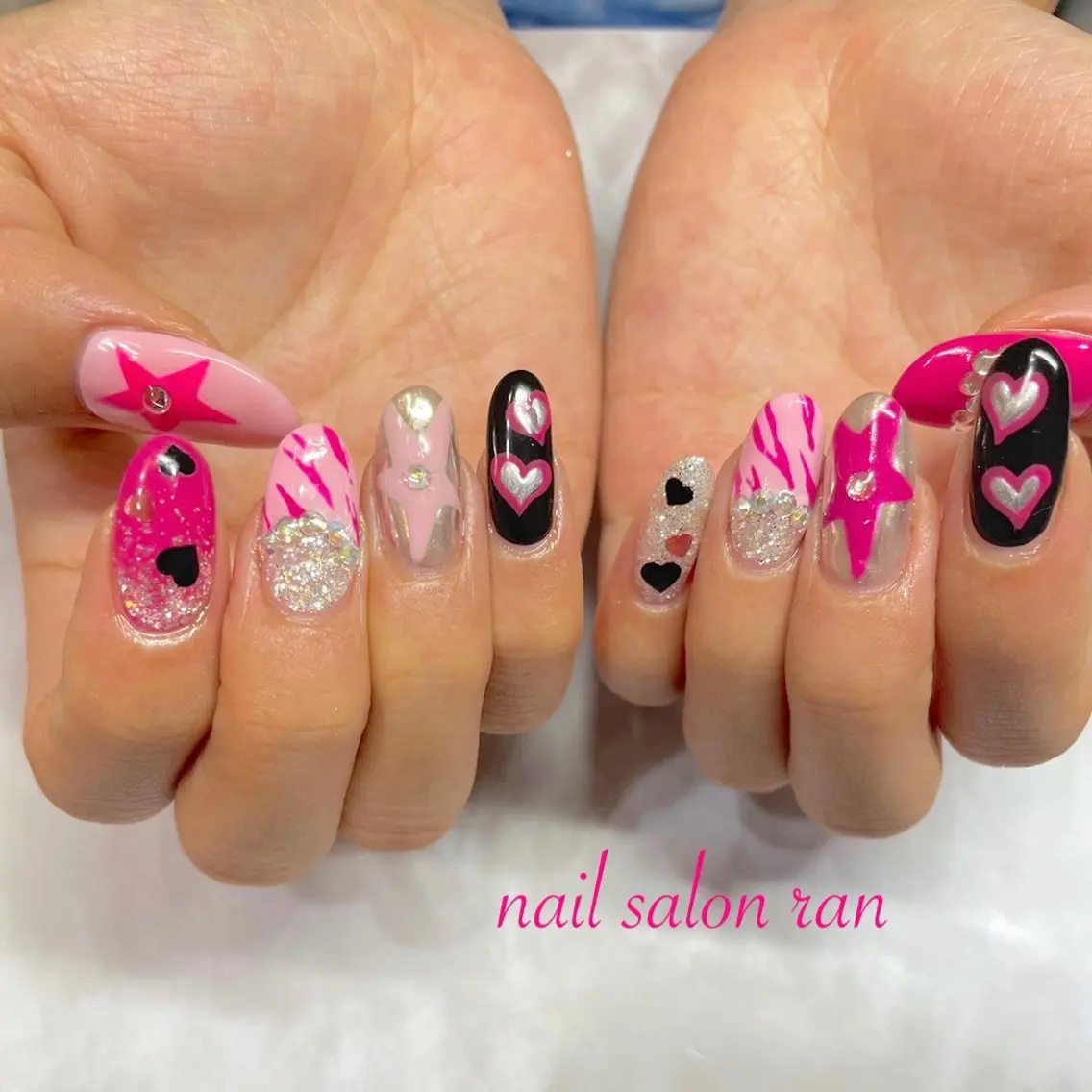 ネイル ハンドネイル ハンドケア nailsalon ranのネイルデザイン