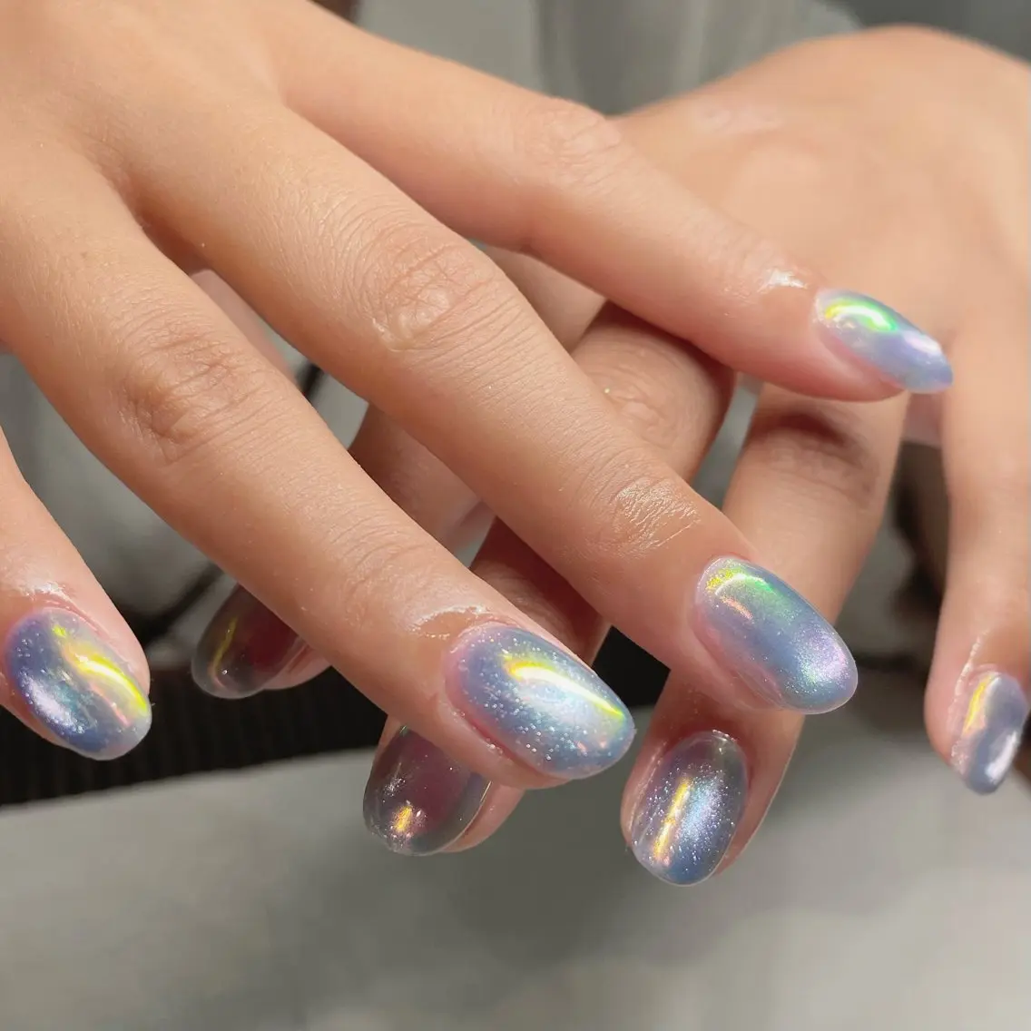 ネイル オーロラネイル マグネットネイル Ricnail☾ ayanoのネイルデザイン