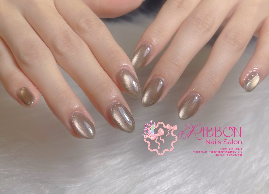 ネイル フットネイル フレンチネイル ジェルネイル 韓国ネイル マグネットネイル ハンドネイル Ribbonnail salonのネイルデザイン