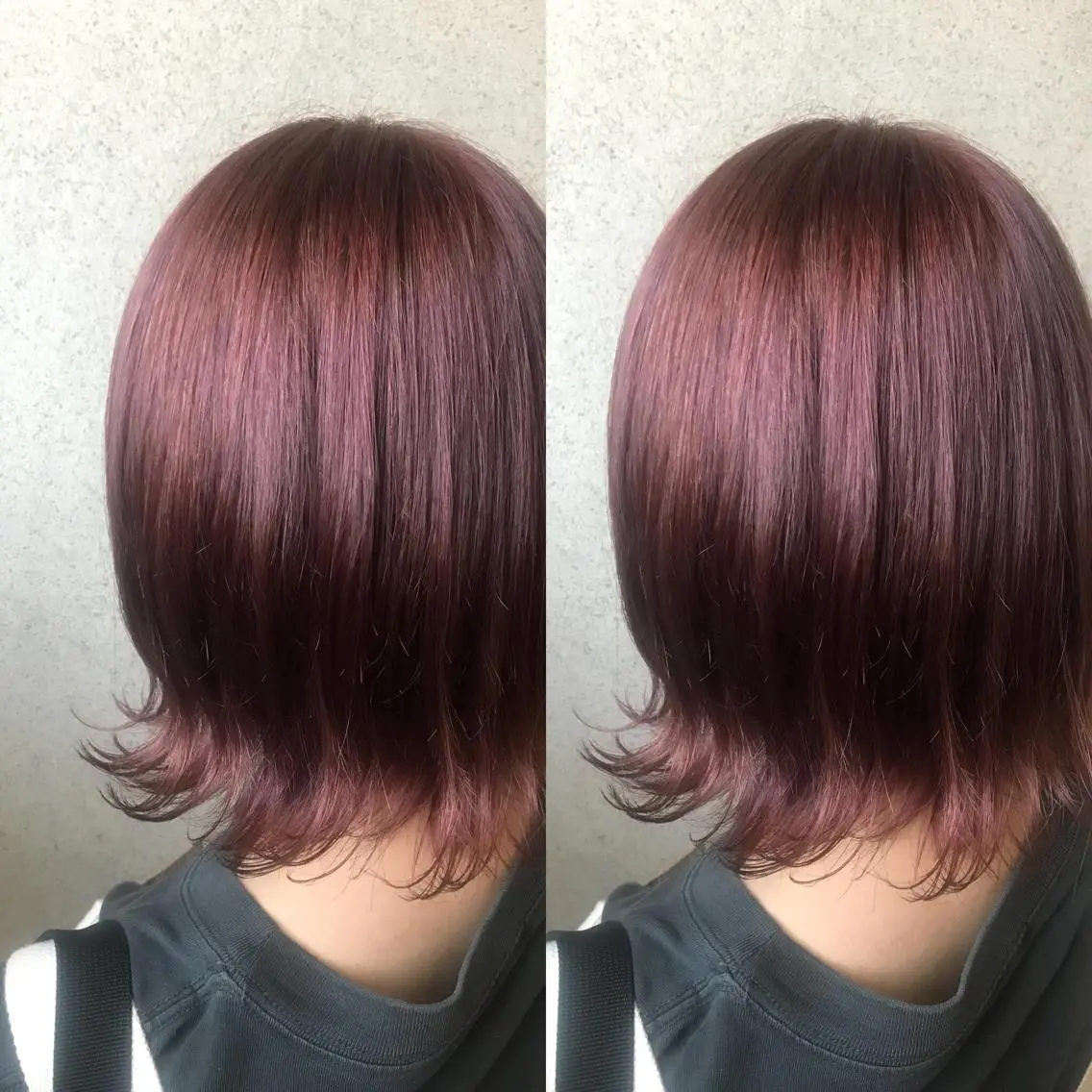 ミディアム カラー 小栗 麻衣のヘアスタイル