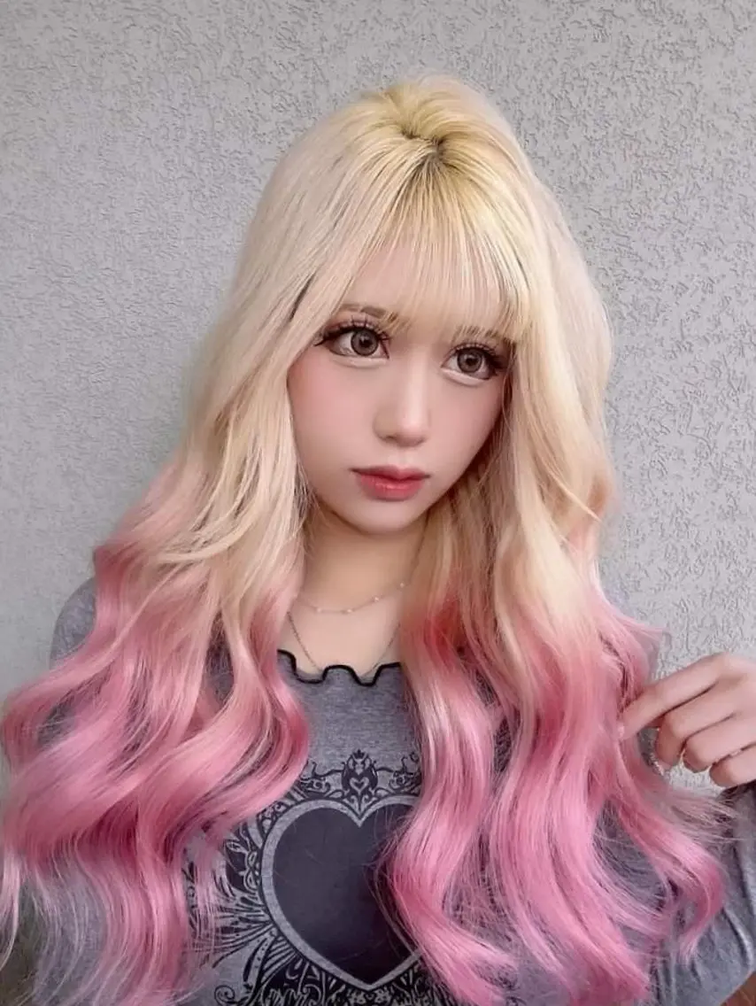ロング カラー ブリーチ ブロンド ケアブリーチ ダブルカラー グラデーションカラー HIME. ＊*ヒメドットのヘアスタイル