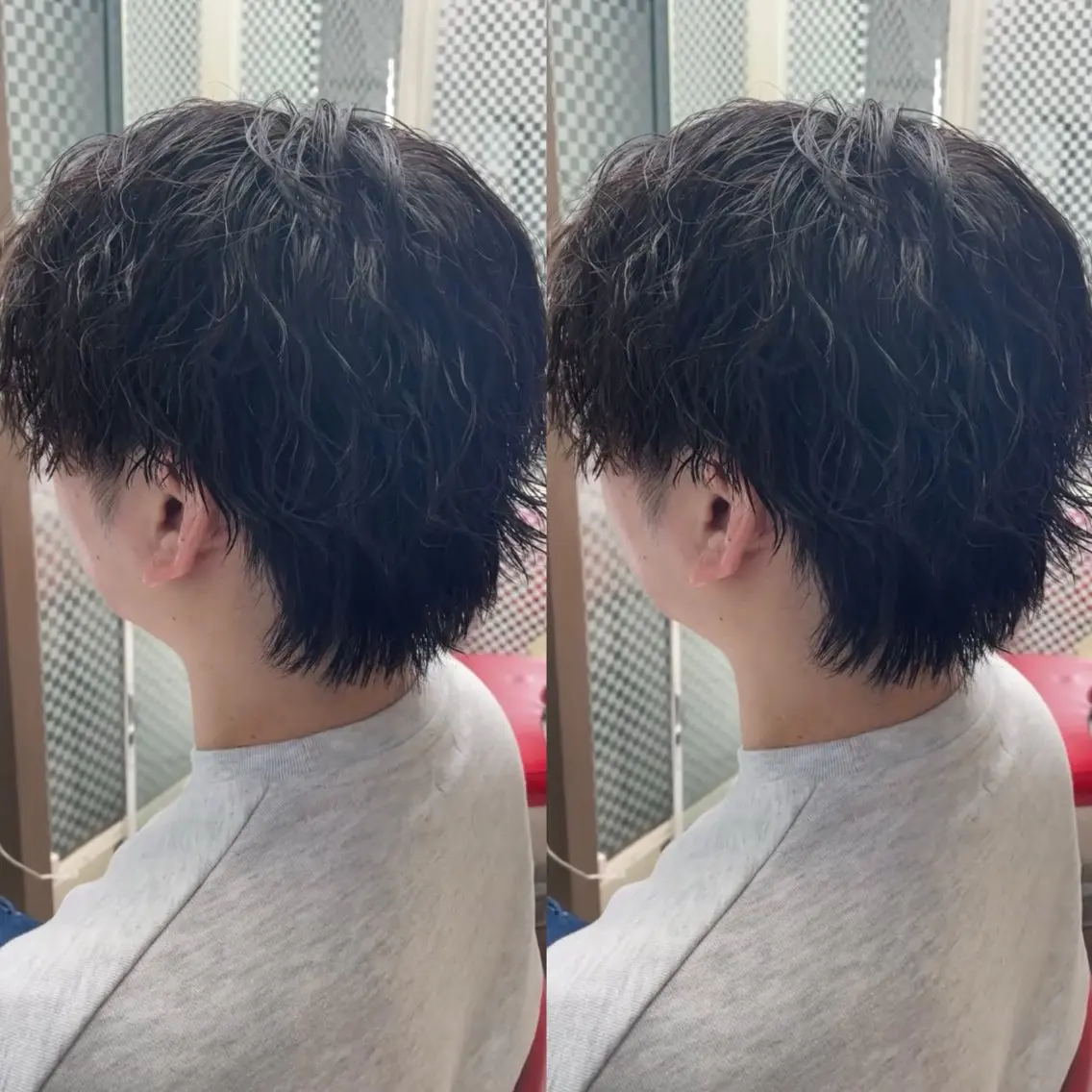 【men's】⭐︎デザインカット+スパイラルパーマの写真