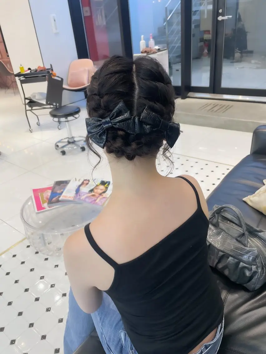 ロング ヘアアレンジ 【韓国❤️海外ヘア】 AYAKAのヘアスタイル