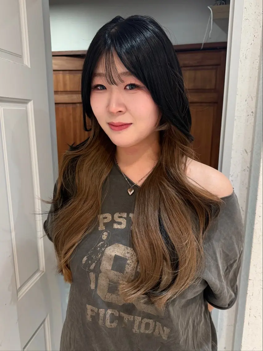ロング カラー 似合わせカット カット ヘアカラー トリートメント mai / linoah˚✧のヘアスタイル