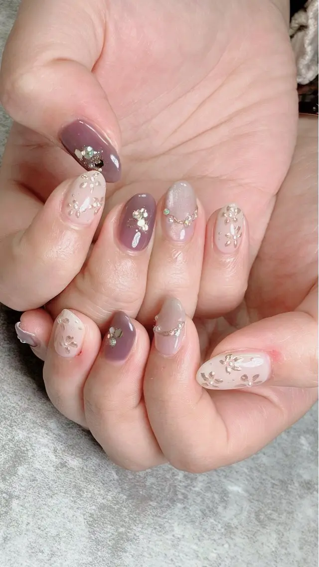 ネイル ハンドネイル ハンドケア shino🌟 痛ネイルのネイルデザイン