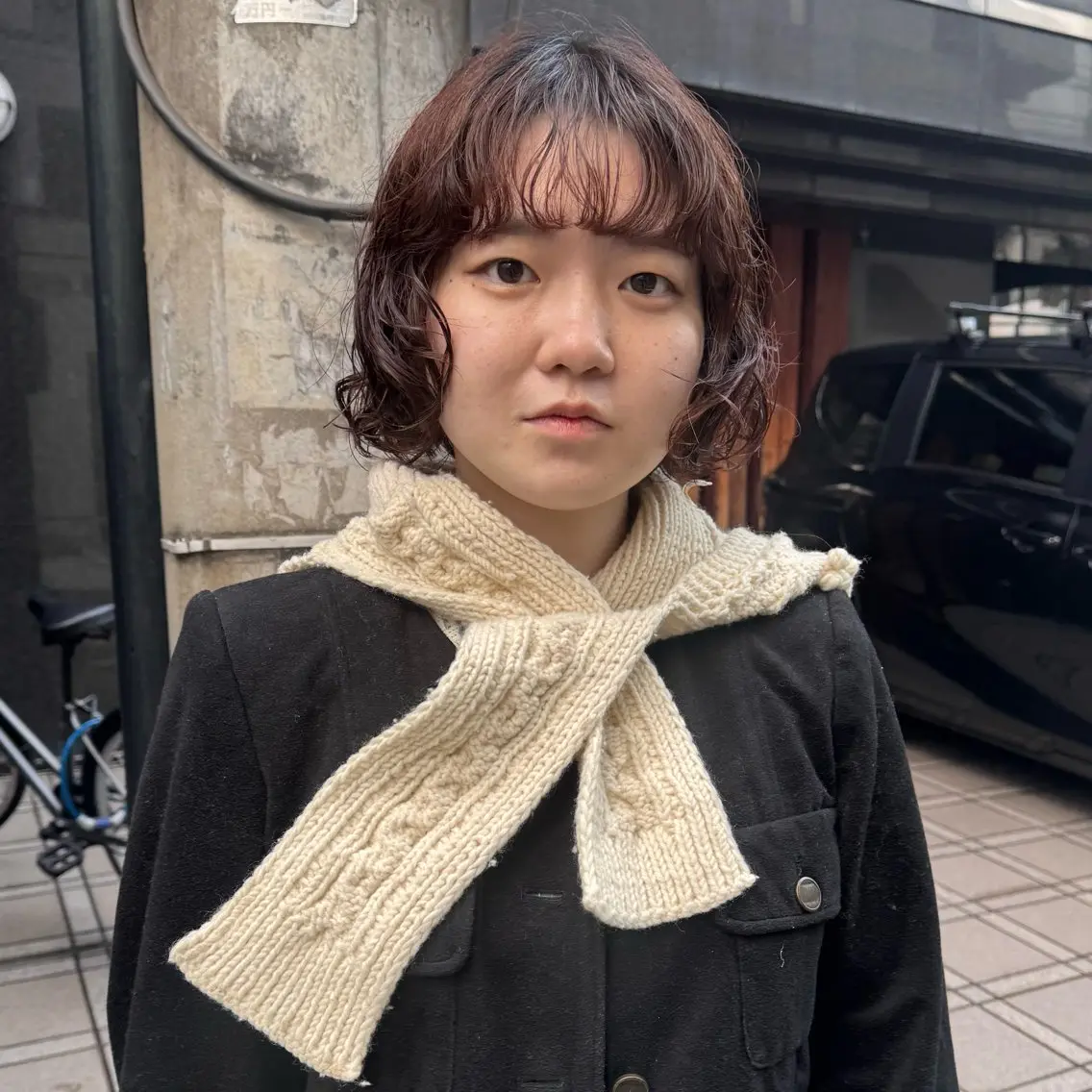 ミディアム カラー パーマ カット ヘアカラー パーマ トリートメント しずく/Lilu/ 博多美容室のヘアスタイル