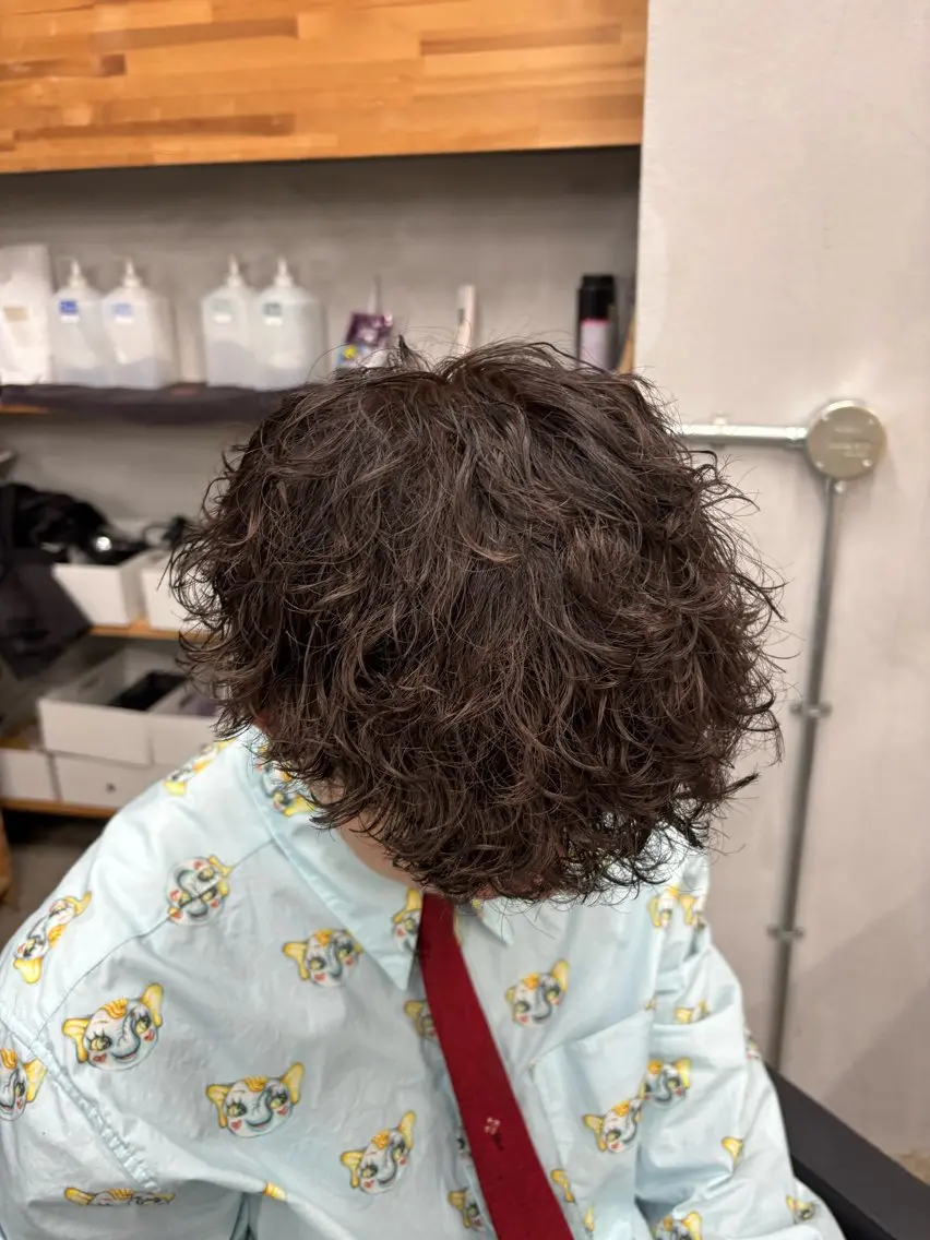 【初回限定クーポン】【メンズ限定】カット+波巻きパーマの写真