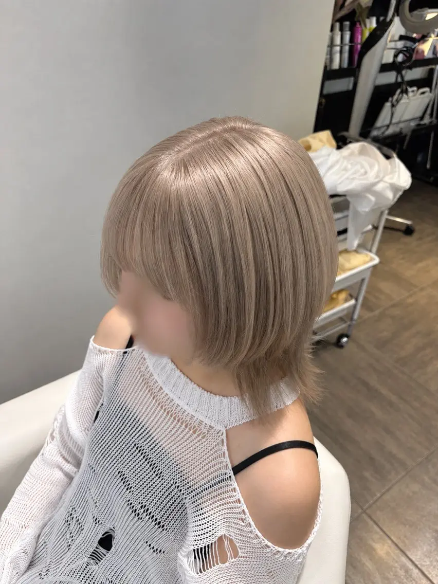 カラー ブリーチ ケアブリーチ ハイトーンカラー ヘアカラー Riina🎀 カラーモデル募集中のヘアスタイル