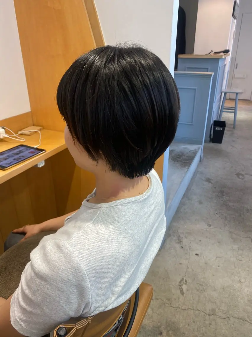 ショート ショートボブ ボブ ショートヘア カット ヘアカラー トリートメント GINZARay2 風本朱里🐥のヘアスタイル