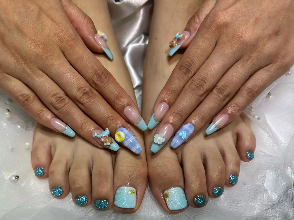 ネイル 夏ネイル 隠れ家サロン あたしンちのネイルデザイン