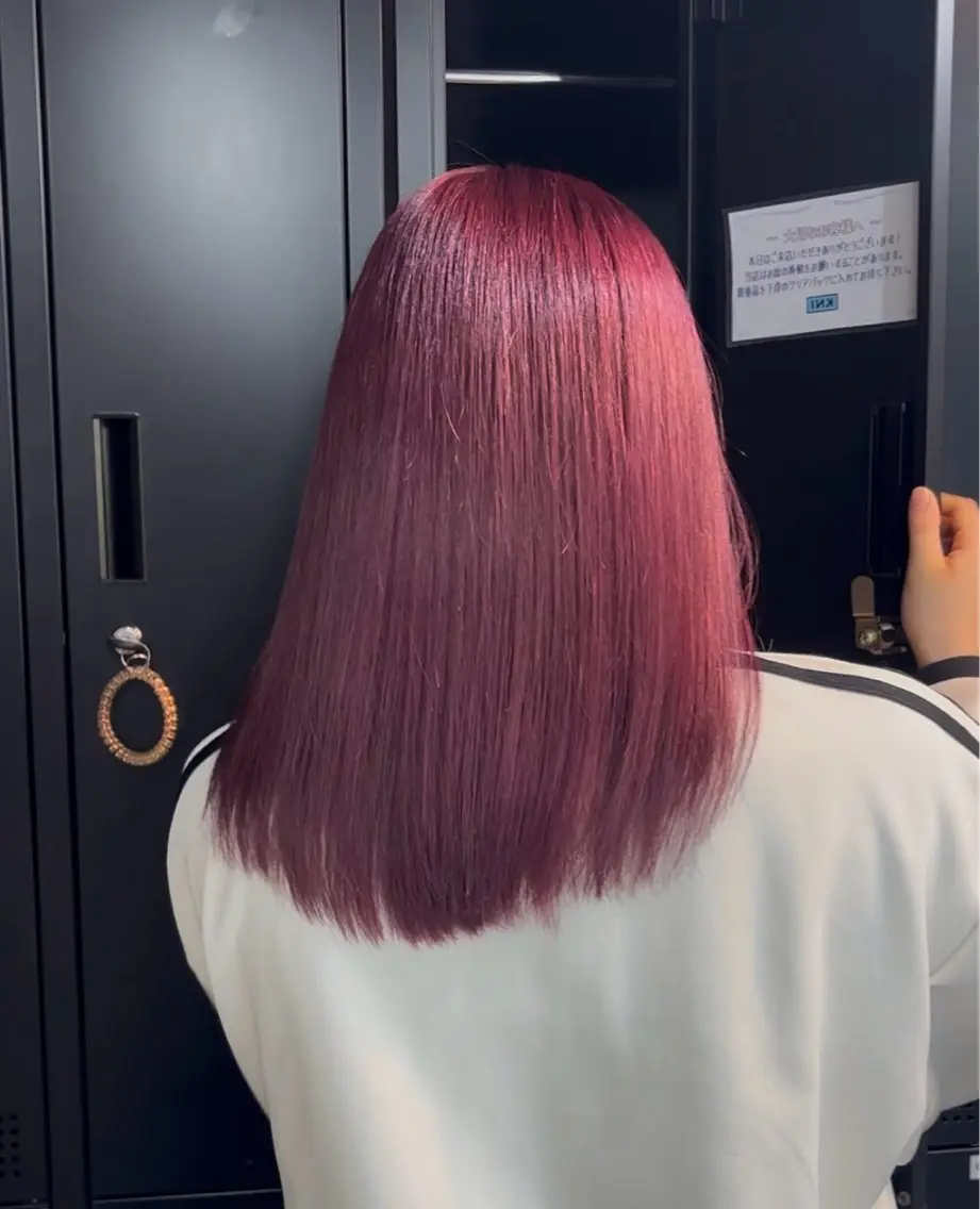 セミロング カラー ヘアカラー トリートメント 落ちる黒 森崎雄斗のヘアスタイル