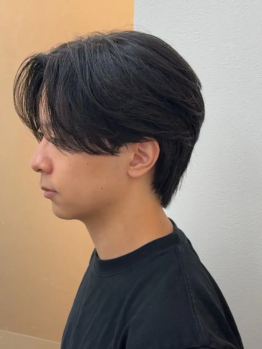ショート メンズ カット パーマ トリートメント ヘアセット 新宿メンズ専門 メンズパーマ特化のヘアスタイル