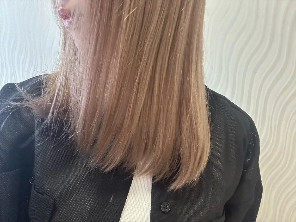 ミディアム ヘアカラー 西院LOOP sayakaのヘアスタイル