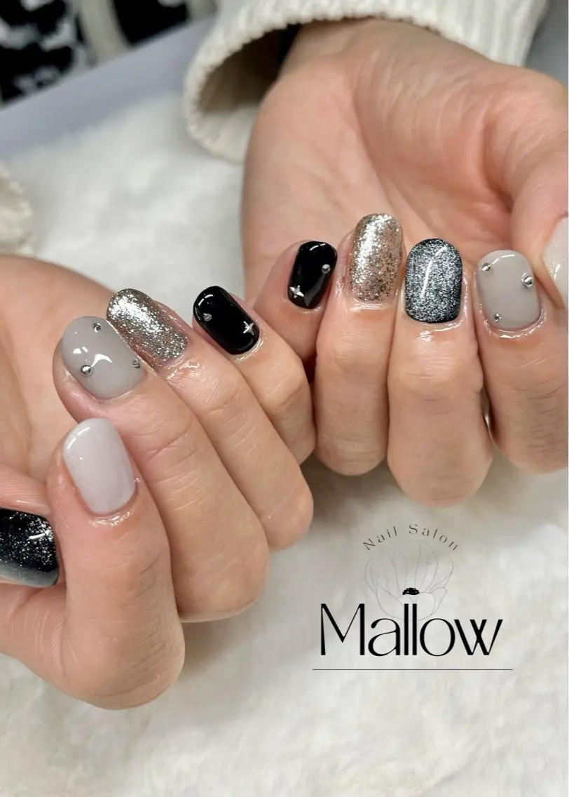 ネイル 持ち込み ハンドネイル Mallow nailのネイルデザイン