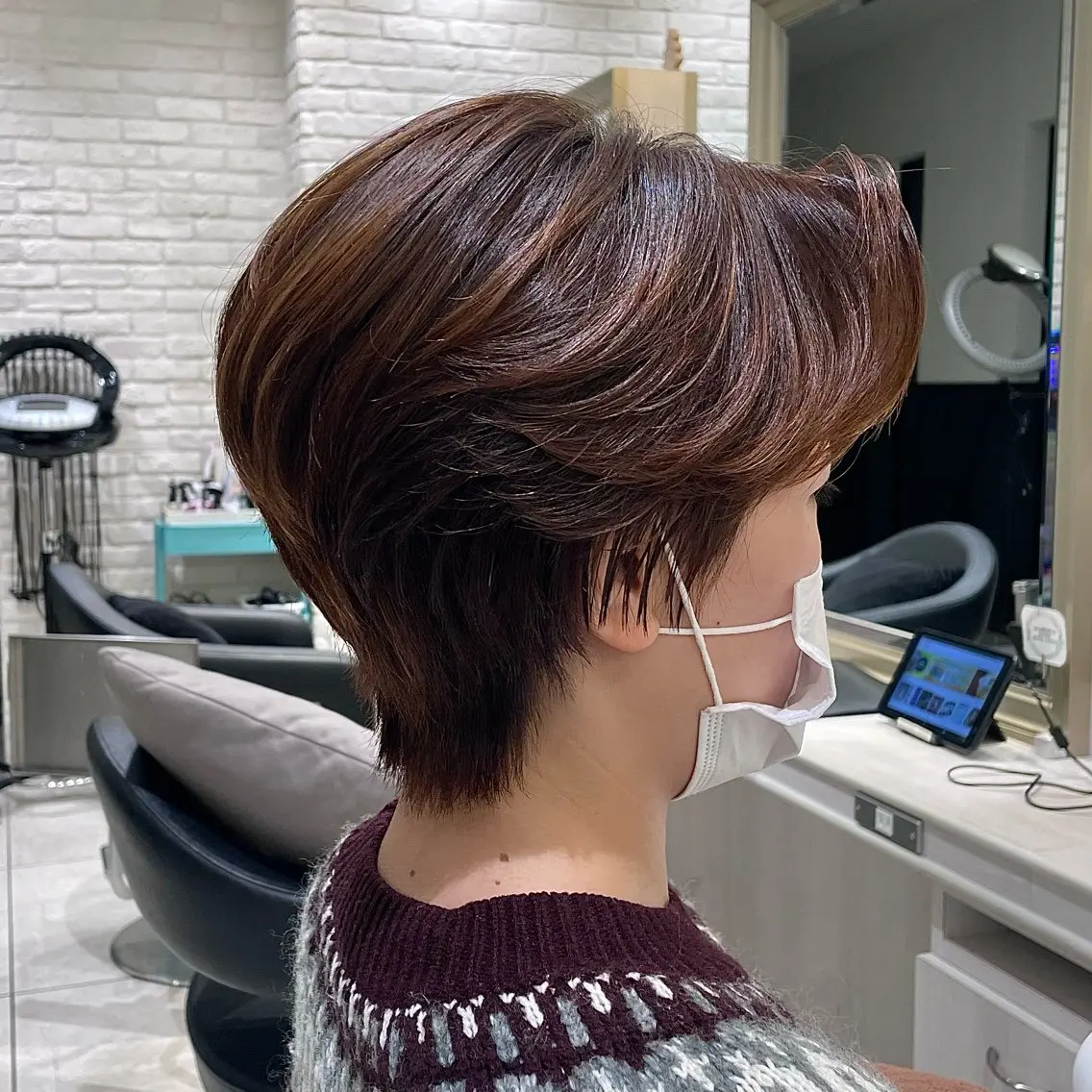 ショート パーマ ヘアアレンジ メンズ パク・ボミン小野リエ 韓国ハーフ🦊のその他イメージ
