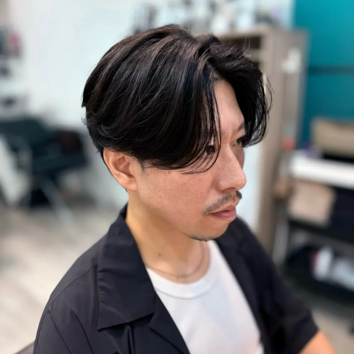 ショート パーマ 大人メンズスタイル 小林秀徳のヘアスタイル
