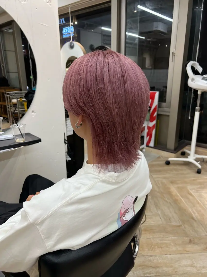 カラー メンズ カット ヘアカラー トリートメント ベージュ/髪質改善 新潟/万代/井上佑のヘアスタイル
