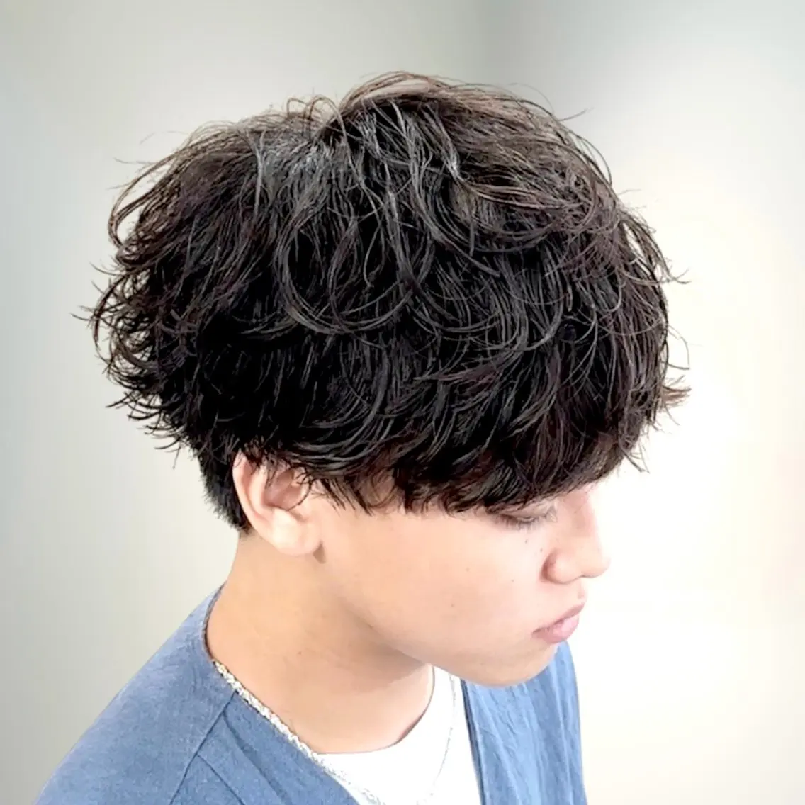 パーマ メンズ メンズパーマ 波巻きパーマ カット パーマ メンズパーマ/新宿/ サイカショウイチのヘアスタイル
