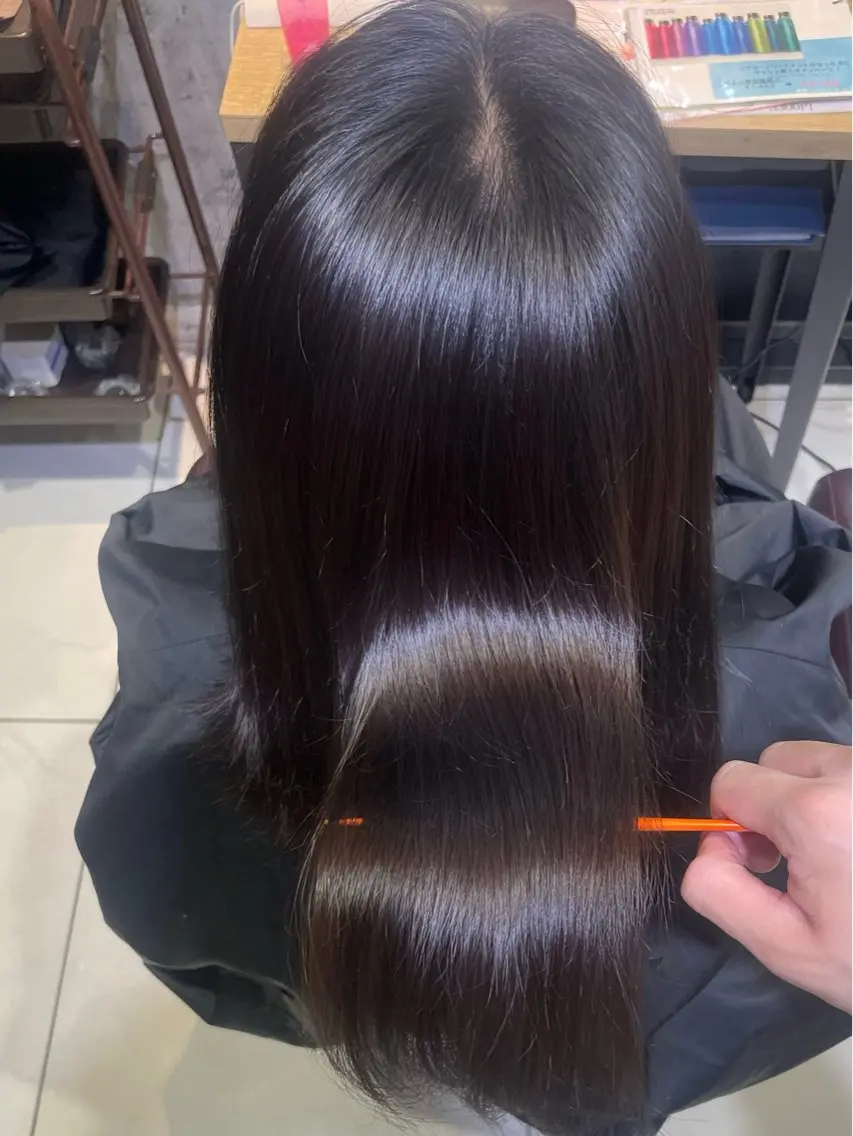 ロング カット ヘアカラー トリートメント 🫧似合わせ艶カラー /平山🫧のヘアスタイル