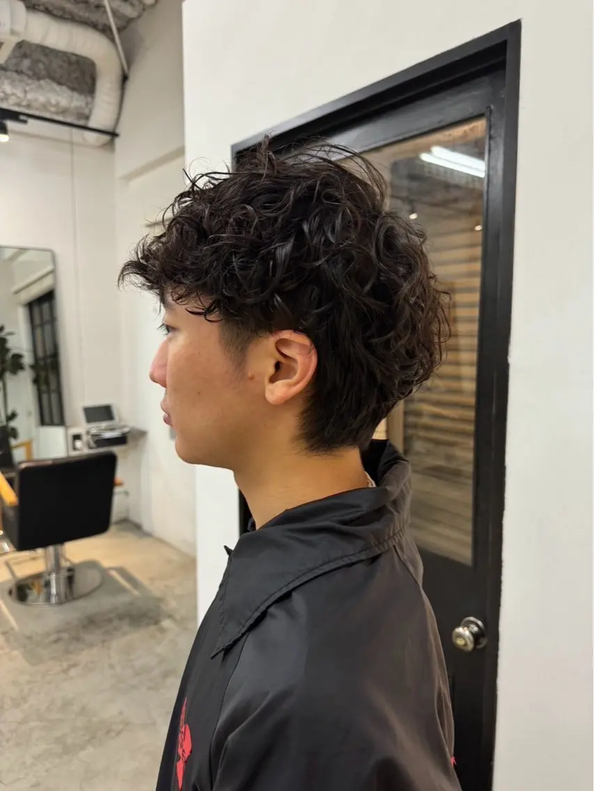 【🌀︎‪火曜限定🌀】メンズカット&スパイラルパーマorツイストパーマの写真
