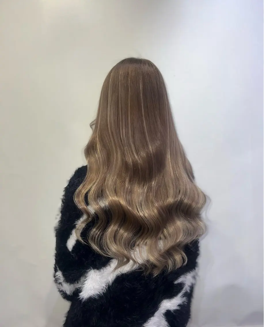 ロング エクステ 学生 レイヤーカット エクステ salon COCO ここなのヘアスタイル