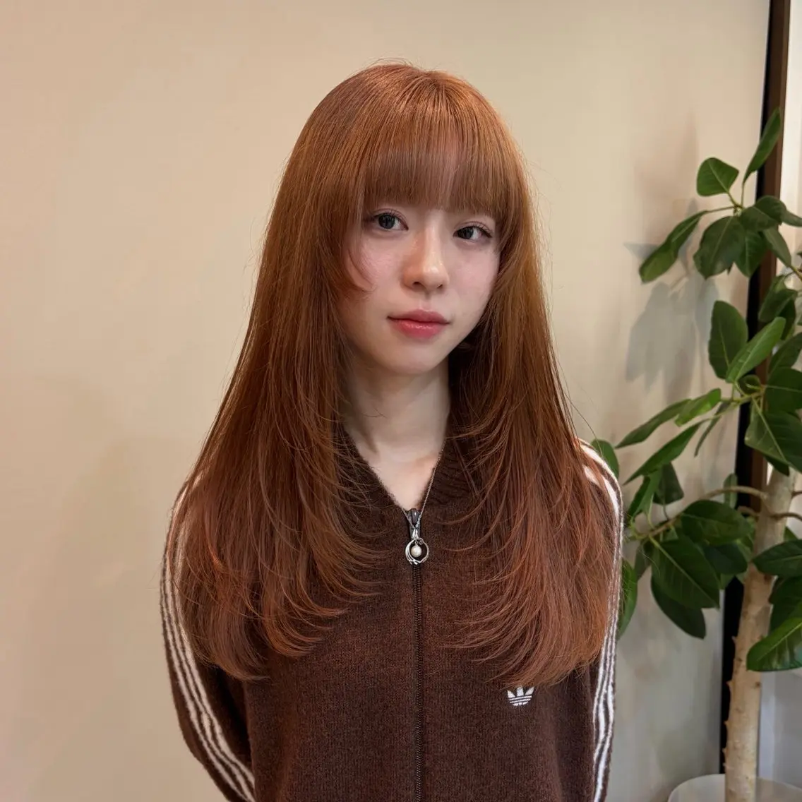 カット+カラー（＋長さ料金）の写真