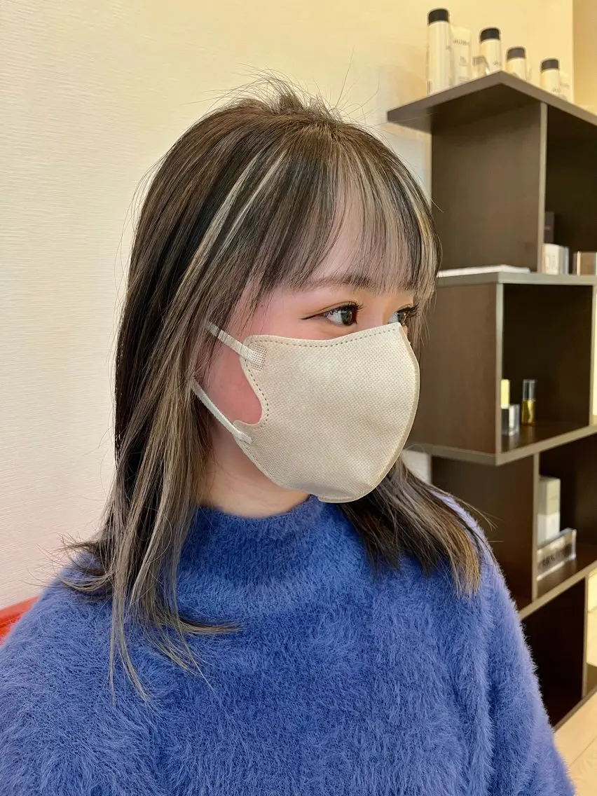 ミディアム カット ヘアカラー トリートメント PazRood 山下のヘアスタイル