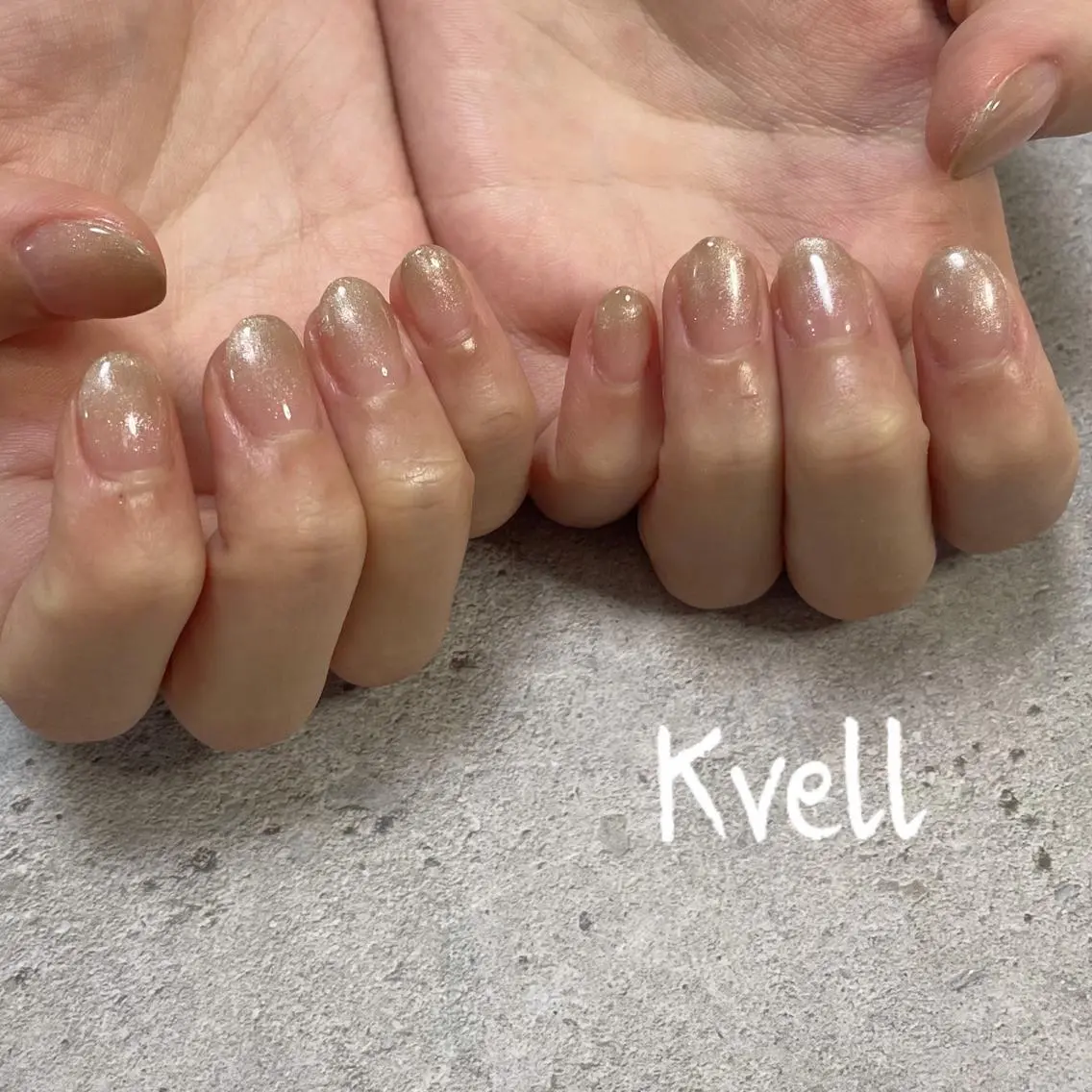 ネイル グラデーション ハンドネイル nailsalon Kvellのネイルデザイン